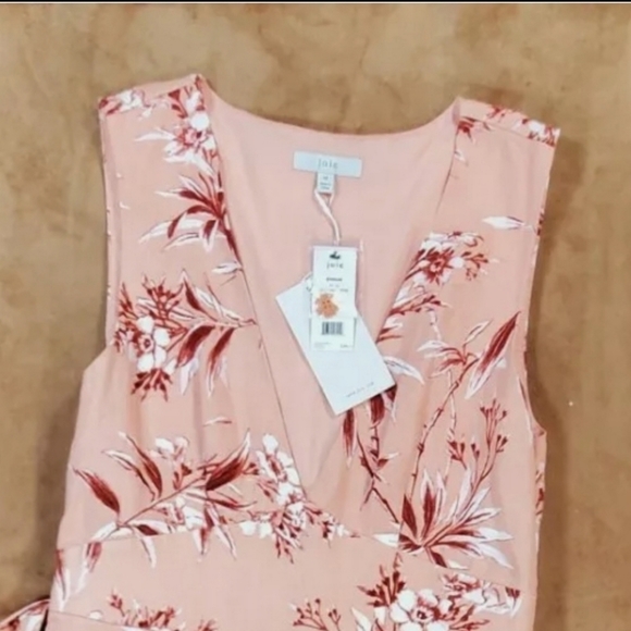 Joie NWT size Large Linen Ethelda Midi Pocket Dress - Picture 3 of 10